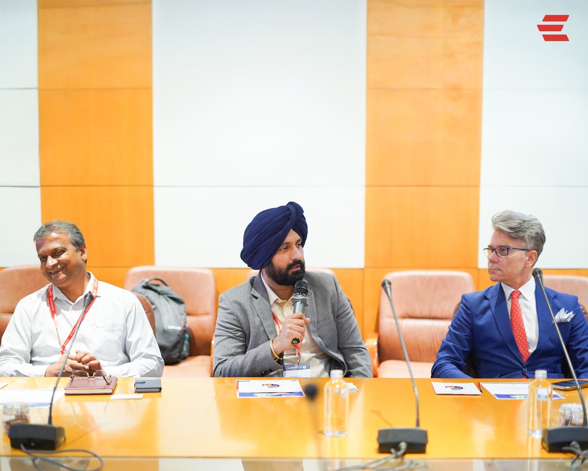 EpsilonGraphite's tweet photo. What will shape India’s battery ecosystem for the next 15–20 years?

At The Battery Show India 2026, Karanveer Aneja of Epsilon joined industry leaders to discuss how focused technology choices  can help India build a globally competitive battery ecosystem.

#EnergizingTheWorld https://t.co/kQxWZ82JCR
