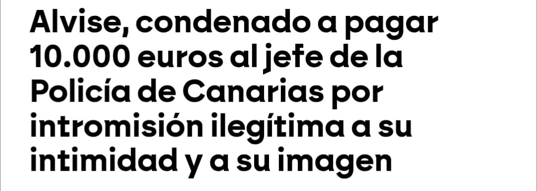 RubenSanchezTW's tweet photo. A @Alviseperez ya solo le llegan condenas. https://t.co/jNYJj2Jhrb