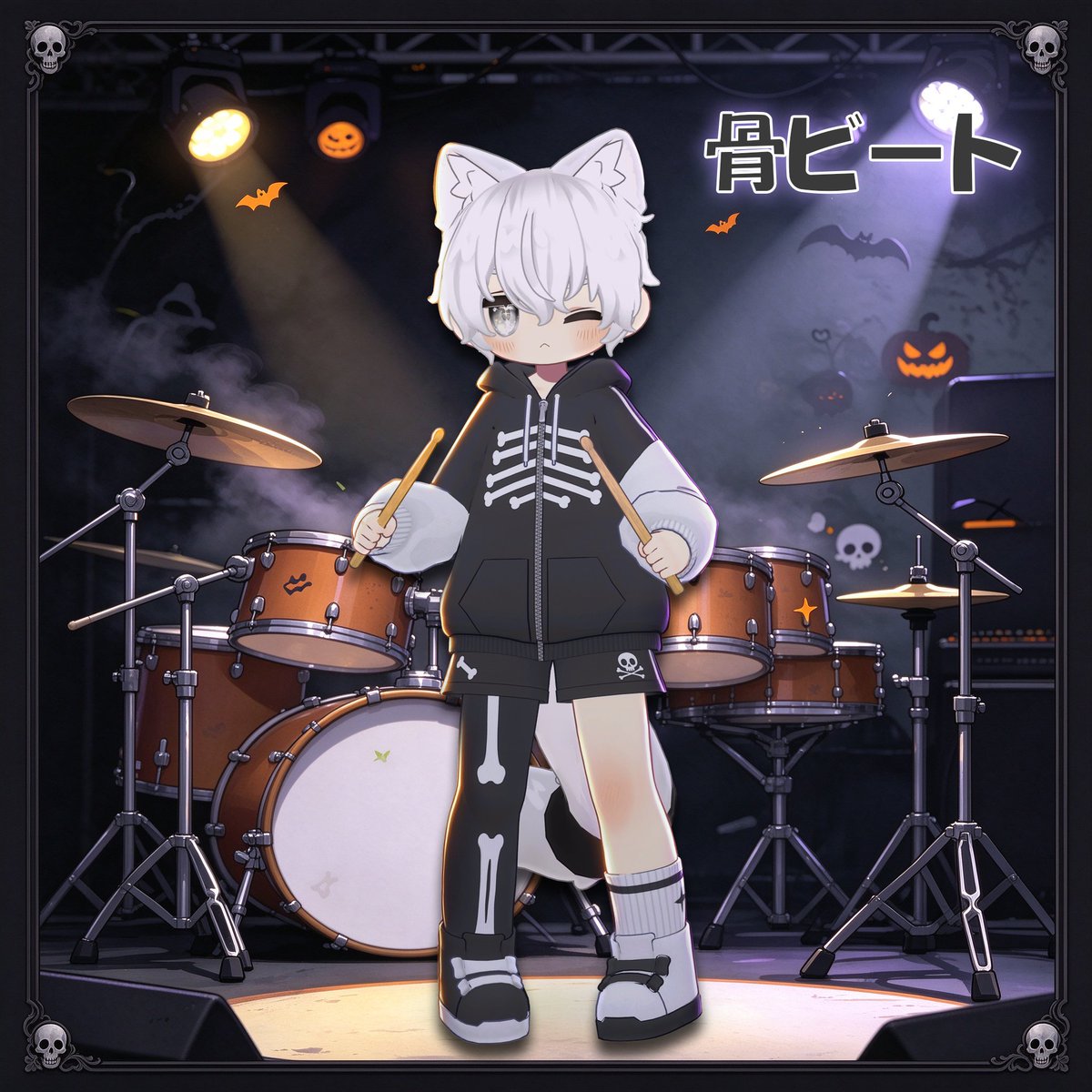 mmiaoQAQ's tweet photo. 🎁プレゼント企画🎁
新作3D衣装「骨ビート」発売記念✨
抽選で8名様にプレゼントします🎀

【応募方法】
✅この投稿をリポスト🔁
✅@mmiaoQAQをフォロー

BOOTHお気に入り50件ごとに当選枠+1✨
⏰締切：10月29日24時まで

▼BOOTH商品
https://t.co/iR7Vvfprij

#booth_pm #VRChat #kipfel #VRChat衣装 https://t.co/hREGq7nVre