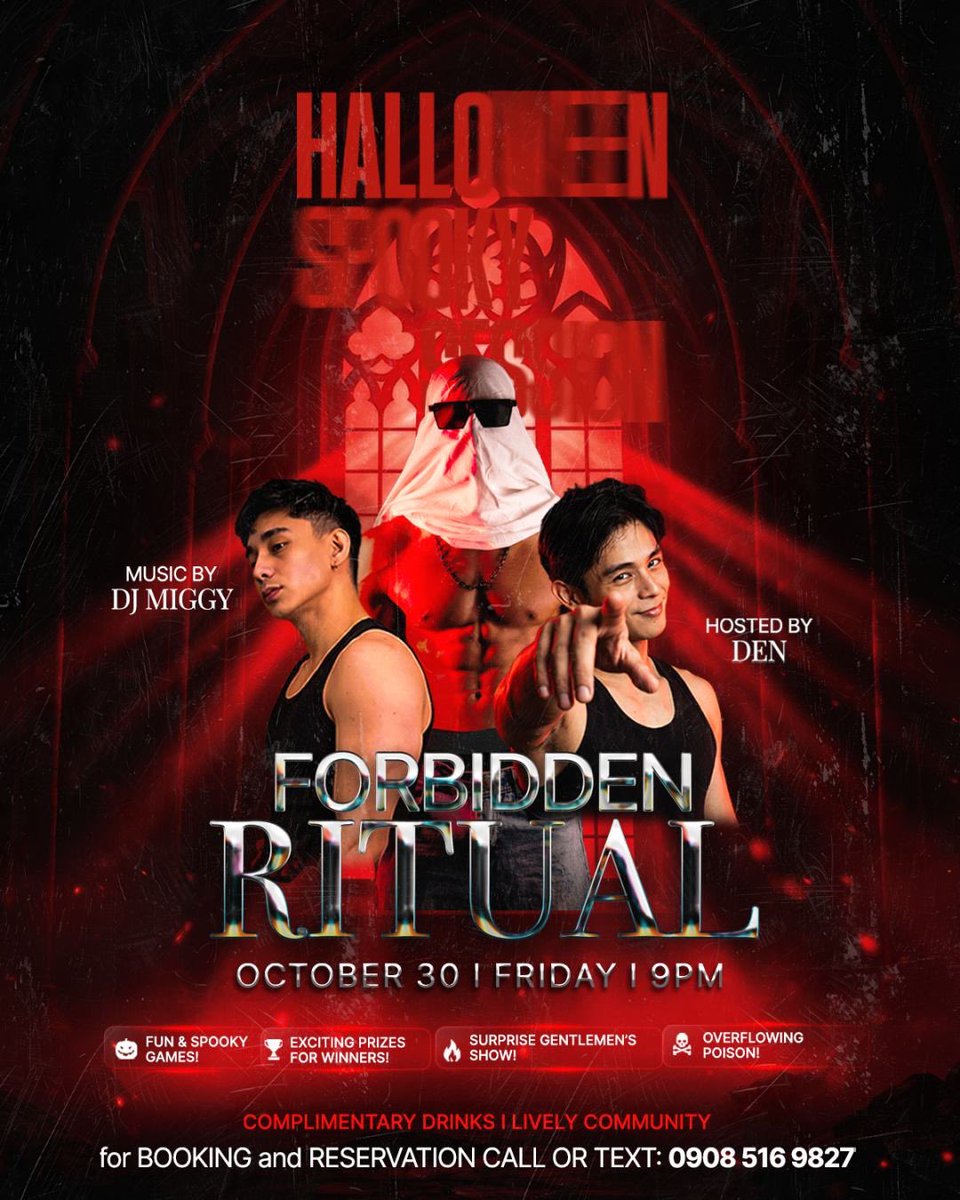 4SouthAfterDark's tweet photo. Save the date for a very important date! Your Halloween season will never be the same again! 👻🎃

Live Music! Special Performances! Overflowing Poison! Fun Games! 

October 30 &amp; 31, 2026 | Friday &amp; Saturday | 9 PM Onwards
#4SouthWellnessHub  #HalloweenSpecial https://t.co/telw3ooCcX