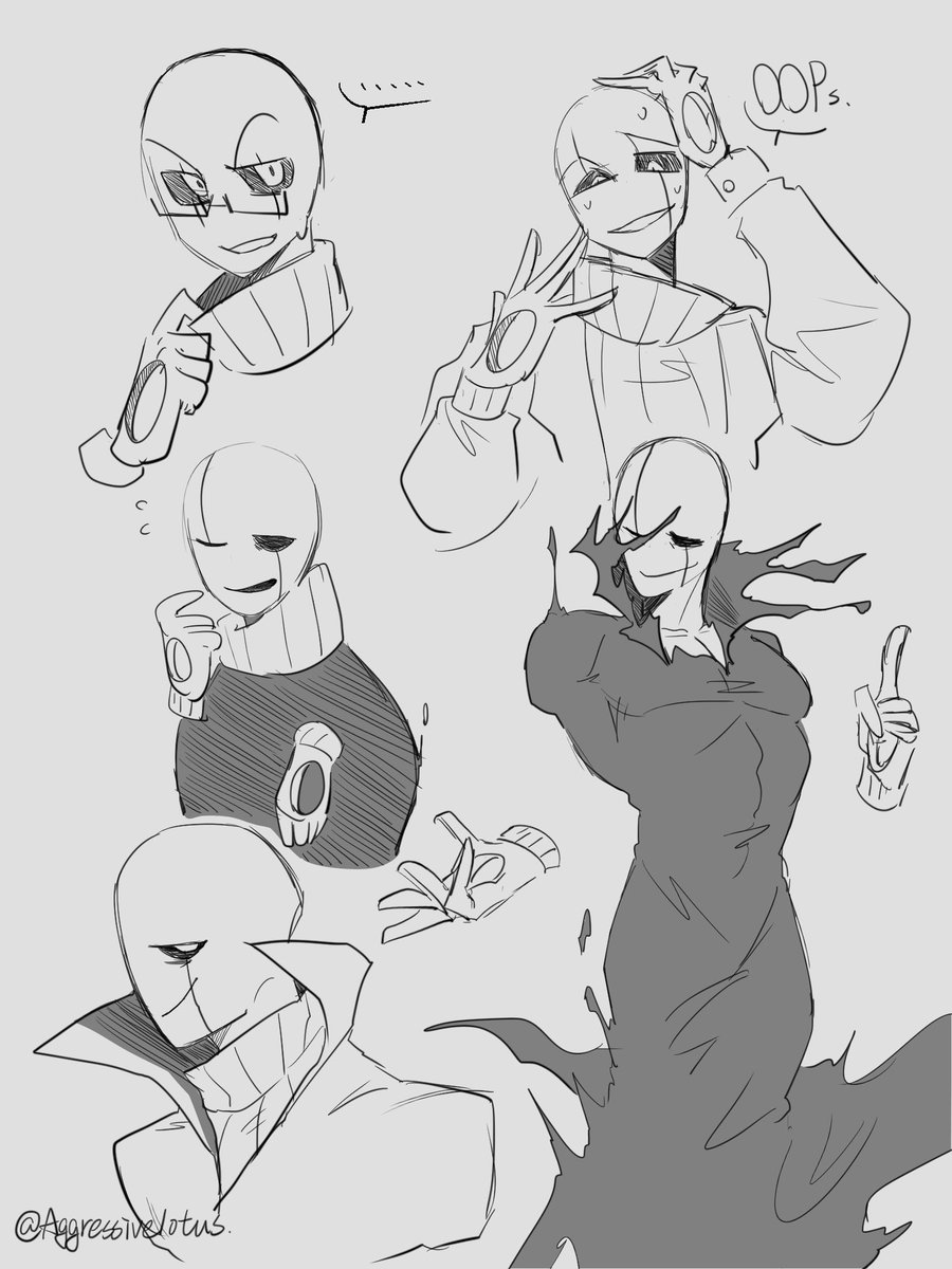 aggressivelotus's tweet photo. Just Gaster and Wingdingdingdangdon https://t.co/hSWzDzNa3o