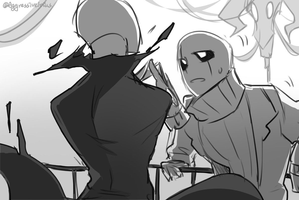 aggressivelotus's tweet photo. Just Gaster and Wingdingdingdangdon https://t.co/hSWzDzNa3o