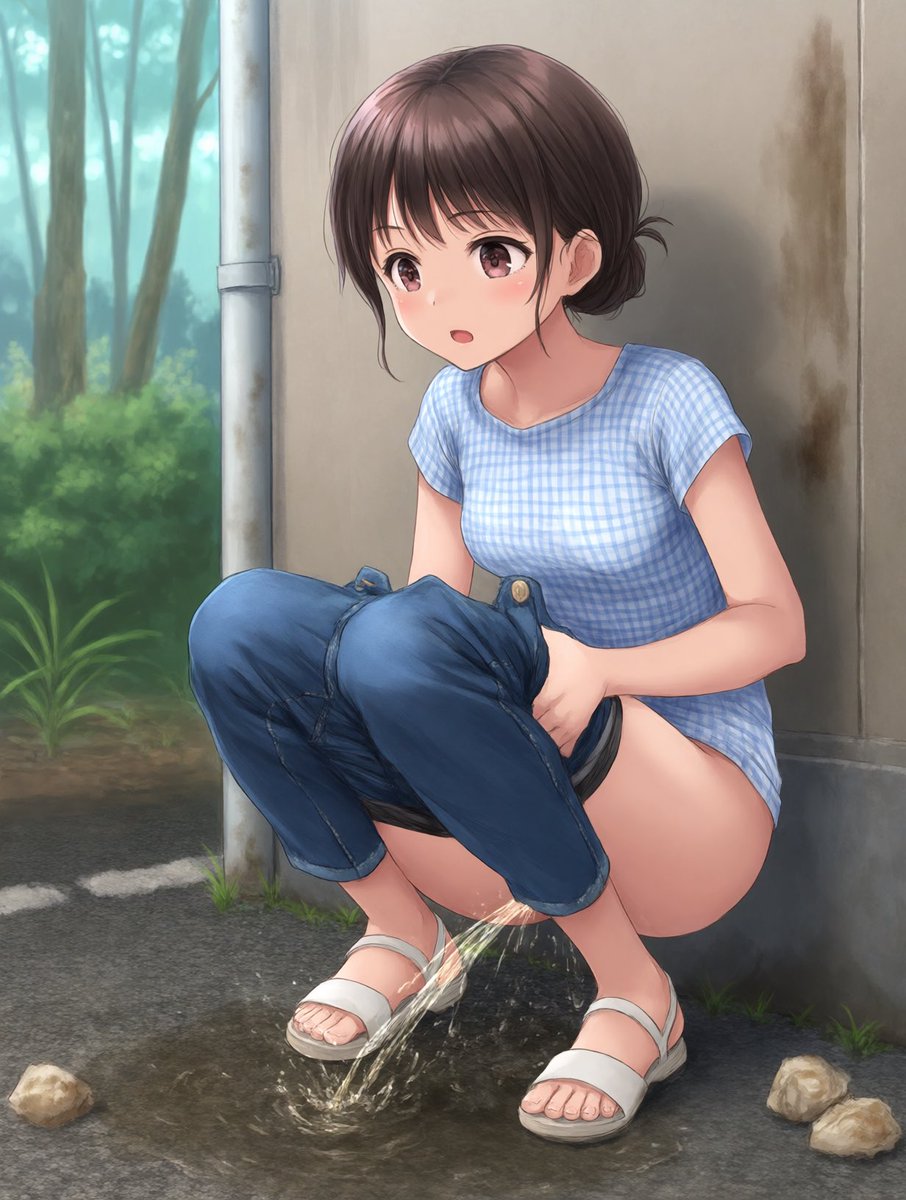 oshikkotera's tweet photo. トイレが閉まってるの���悪いのよ！ https://t.co/vcf0I6T6lr