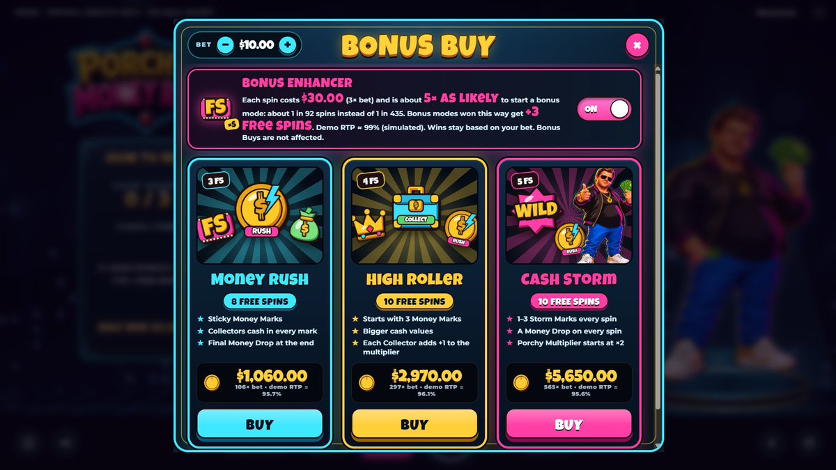 quantaragames's tweet photo. Porchy’s Money Rush is live to try 👀💰

Give it a spin at https://t.co/reC6g2dTXN and let me know what you think! 🎮💜
#housebets 
@p0rchy @housebets https://t.co/bpjOu8Dpp3