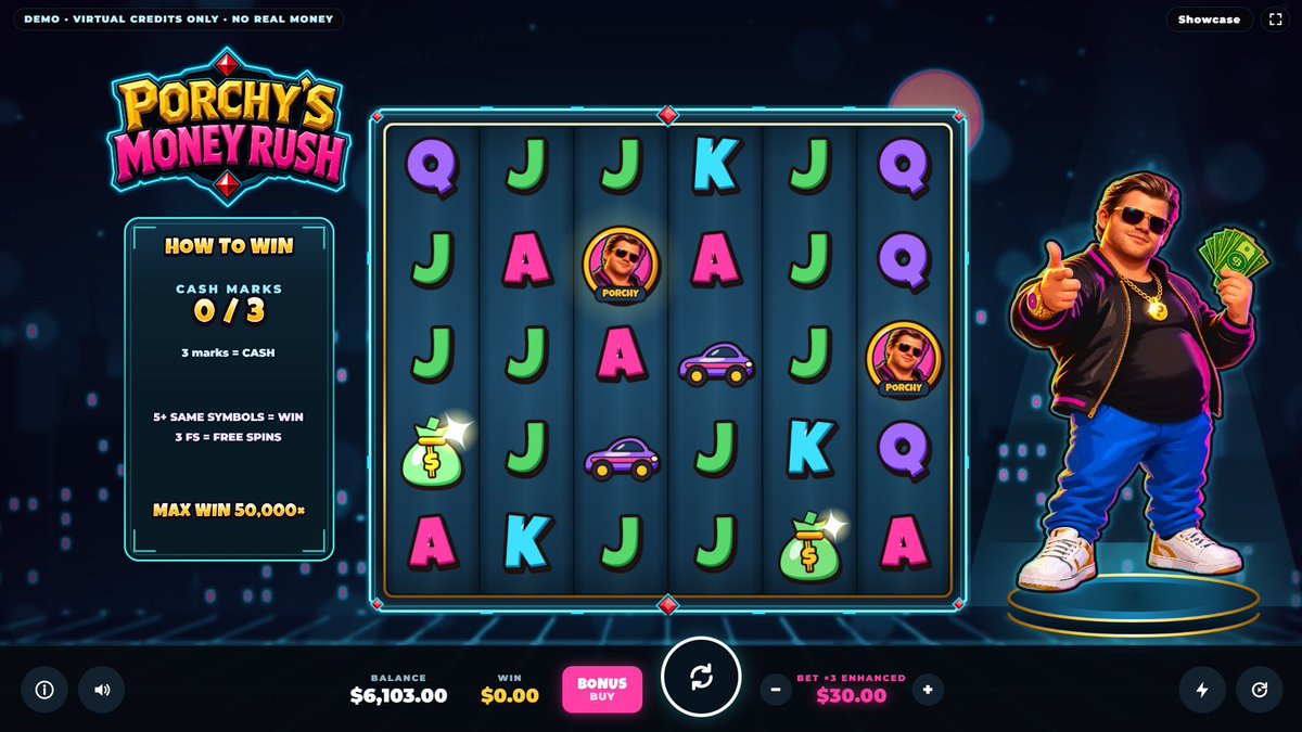 quantaragames's tweet photo. Porchy’s Money Rush is live to try 👀💰

Give it a spin at https://t.co/reC6g2dTXN and let me know what you think! 🎮💜
#housebets 
@p0rchy @housebets https://t.co/bpjOu8Dpp3