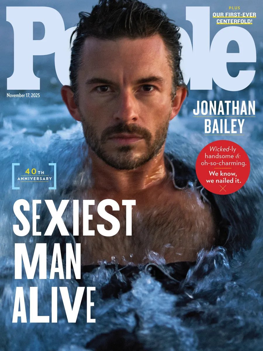 CINEMA505's tweet photo. Os últimos a serem eleitos “O Homem Mais Sexy do Mundo” pela People:

2026: Noah Wyle
2025: Jonathan Bailey
2024: John Krasinski
2023: Patrick Dempsey
2022: Chris Evans
2021: Paul Rudd
2020: Michael B. Jordan https://t.co/ZzjooI4TRC