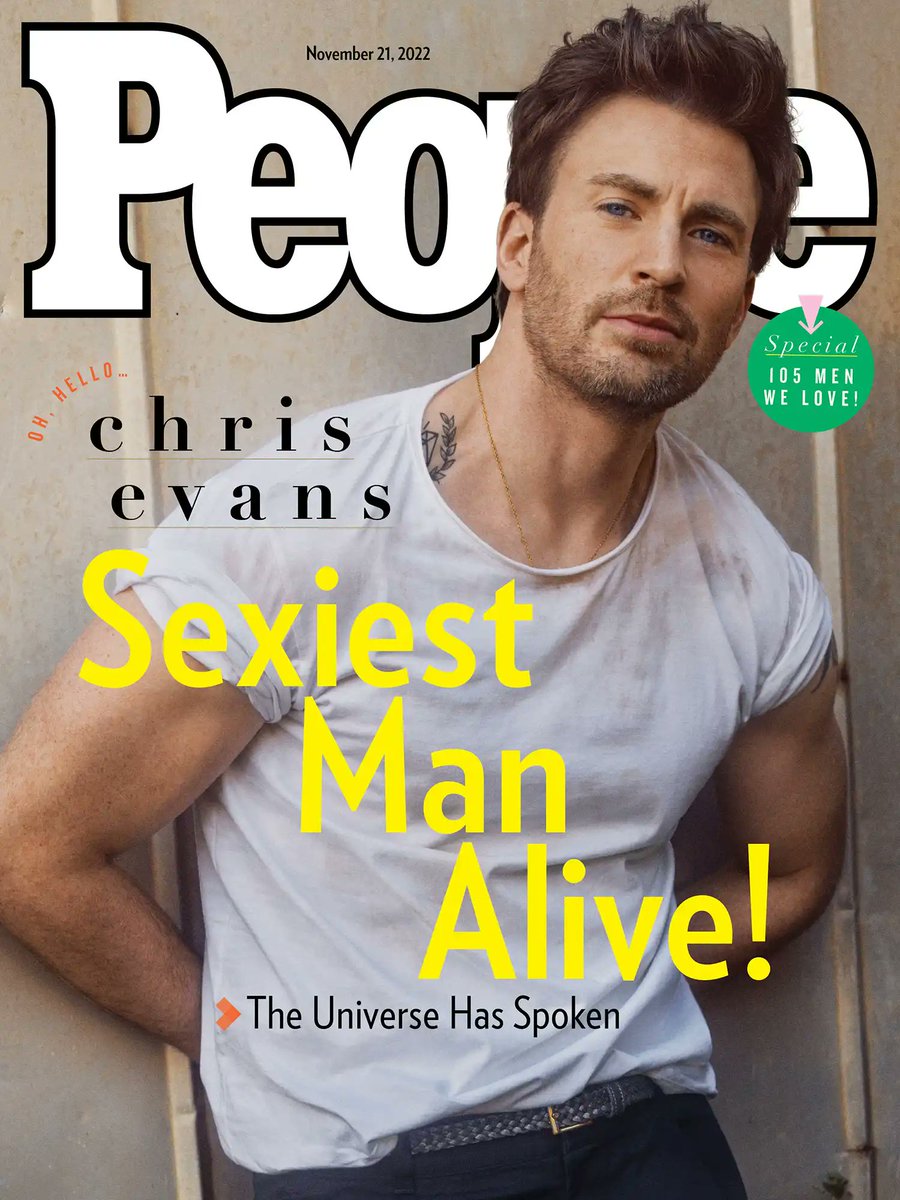 CINEMA505's tweet photo. Os últimos a serem eleitos “O Homem Mais Sexy do Mundo” pela People:

2026: Noah Wyle
2025: Jonathan Bailey
2024: John Krasinski
2023: Patrick Dempsey
2022: Chris Evans
2021: Paul Rudd
2020: Michael B. Jordan https://t.co/ZzjooI4TRC