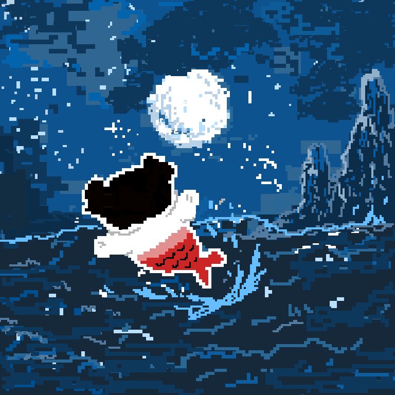 Momousa910's tweet photo. セイレーンちゃんドット絵
#ちいかわファンアート https://t.co/ZqSCGaKrJg