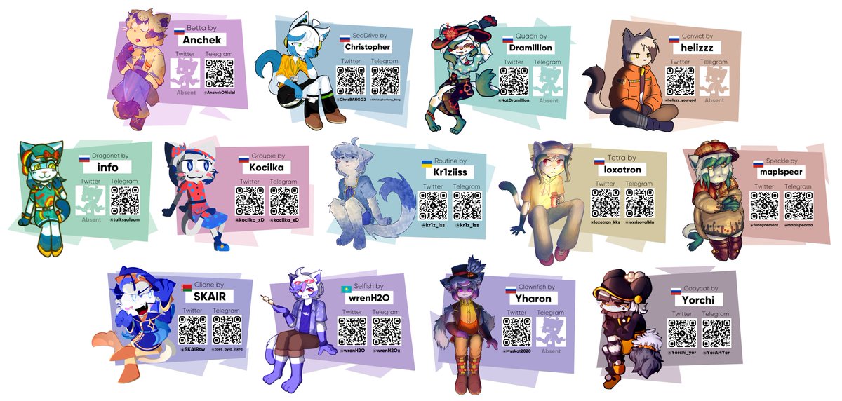 SKAIRtw's tweet photo. I'm sorry, for some reason, the post with the author list was marked as unavailable, so I'm reposting it publicly

Authors who have Twitter:
@ChrisBANGG2
@NotDramillion
@helizzz_yourgod
@kocilka_xD
@kr1z_iss
@loxotron_kks
@funnycement
@SKAIRtw
@wrenH2O
@Myskat2020
@Yorchi_yor https://t.co/ueqCKkSXxx