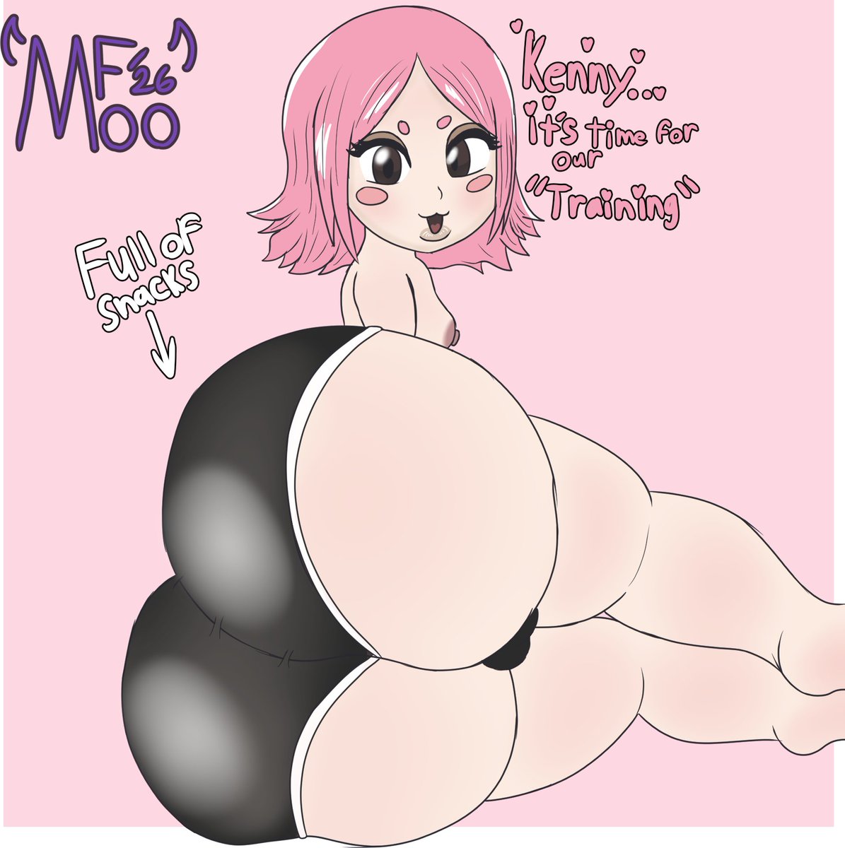 MF__Moo's tweet photo. "Training" session with yachiru https://t.co/zfbetsAY6m