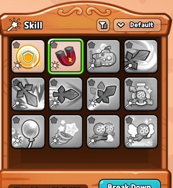 storaling's tweet photo. Did you guys got skill that you can't use too? I was doing the mycookie gacha and got a new skill but when I checked I can't find it? https://t.co/qzjsS5esXp