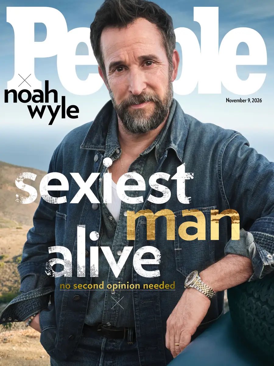 Variety's tweet photo. Noah Wyle speaks out on being named People's Sexiest Man Alive: 

“I thought that sounded like a prank — just not in a million years did I think that this would be an honor bestowed on me. I hope this changes everything. I hope it’s just wine and roses, milk and honey from here on out. [Laughs] No, I don’t, but I am going to take a lot of ribbing from friends and family for sure... I was so hoping today was going to be the day. ‘Look at you. You’re the Sexiest Man Alive. Finally you can be comfortable in your own skin.’ Not yet. I like being in other people’s skin. I like putting on characters. I get self-conscious. It’s still the hardest kind of interaction for me, speaking without a script as myself." (via People_

https://t.co/j2nxuE24HJ