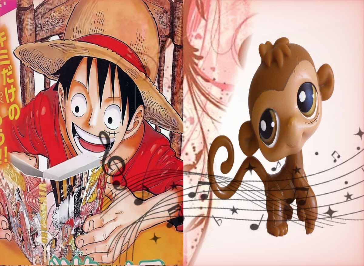 HauntingUrHouse's tweet photo. the straw hats as lps is so cutesy ♡♡ https://t.co/onJIwedXn3