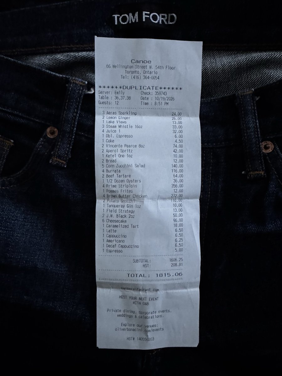 raahtoronto's tweet photo. Last week, no split and the receipts still in my jeans. Now please excuse me while I go brush my teeth. #ForTheTeam https://t.co/JyJC4YFYEJ