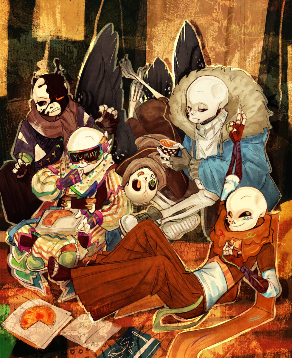 Caprisunbat's tweet photo. Never make me draw fresh ink again. please and thank you

#inktobertale2026 #inksans https://t.co/91oCCtWmsk