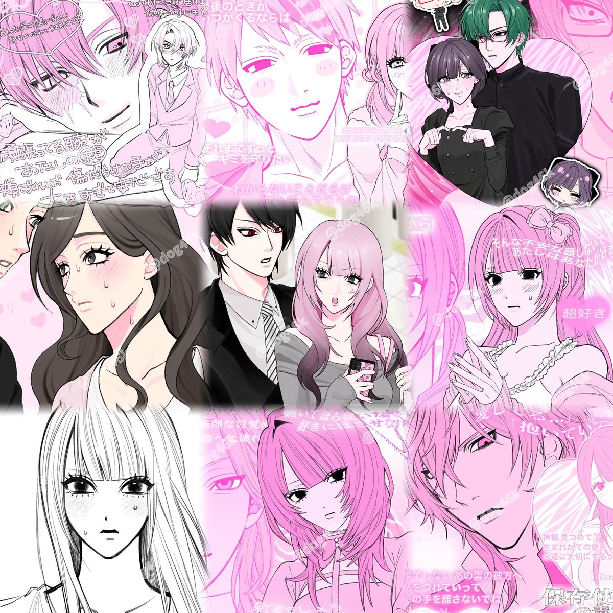 dog46k's tweet photo. 1枚目自創作2枚目絵柄ですっ❤️🎚
絵描きさん以外でも一次創作がアツい人と繋がりたいです！
全反応ゆっくり回ります|ωー）
#一次創作クラスタさんと繋がりたい
#一次創作夢女子さんと繋がりたい https://t.co/1HrCwjqlnQ