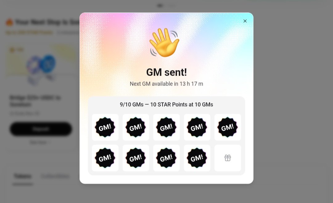 MortyEra's tweet photo. برای Startale از این خبر بهتر داریم؟! 🙂‍↕️
کار خاصی هم لازم نیست انجام بدید؛ فقط ثبت‌نام کنید و هر روز صبح دیلی چک (GM) رو انجام بدید. همین کار ساده می‌تونه در ادامه براتون ارزشمند باشه 🥹👇🏻
https://t.co/vRl5qPivEo https://t.co/QB4KpJJP8y