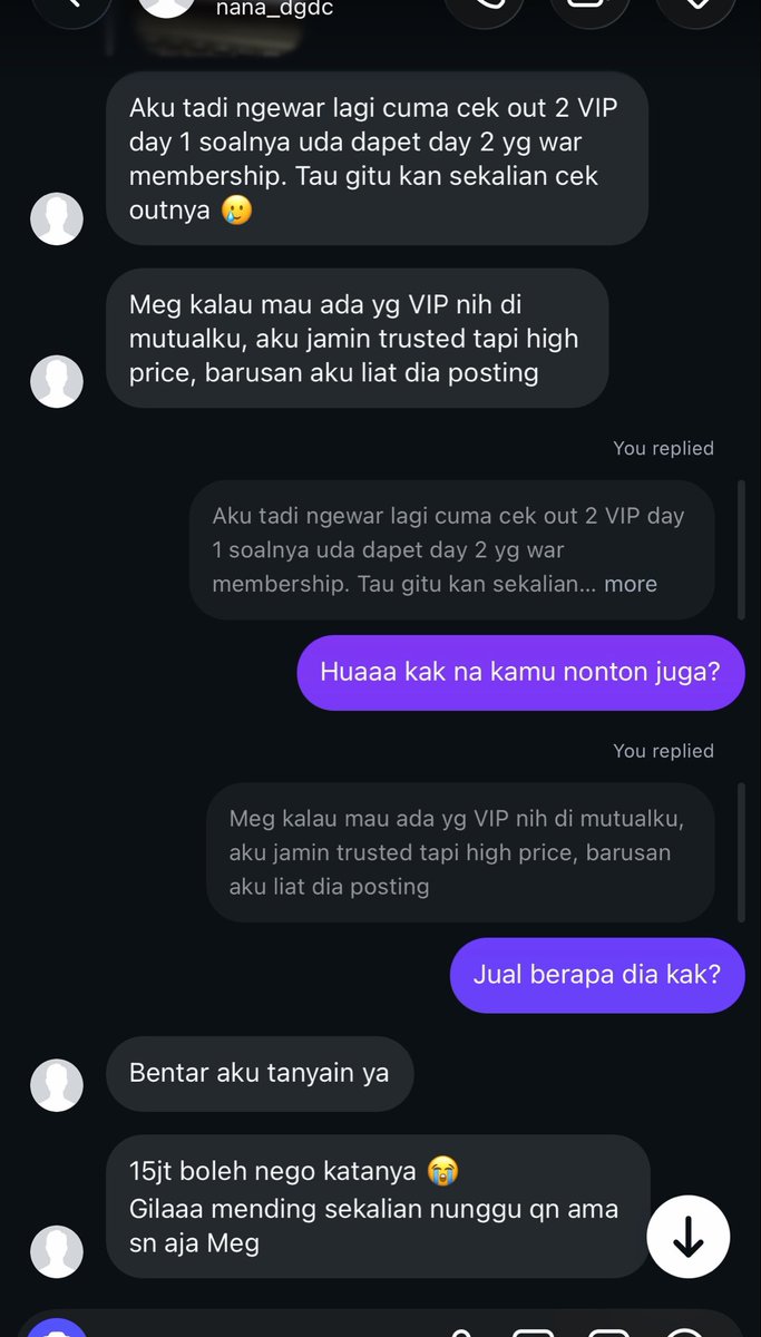 Megaasss_'s tweet photo. Ya Allah, untung gak berlanjut ini tipu muslihatnya nana dalgona alias mbak esti ke aku 🙏🏻🥹 https://t.co/KrcxWsG3Vv