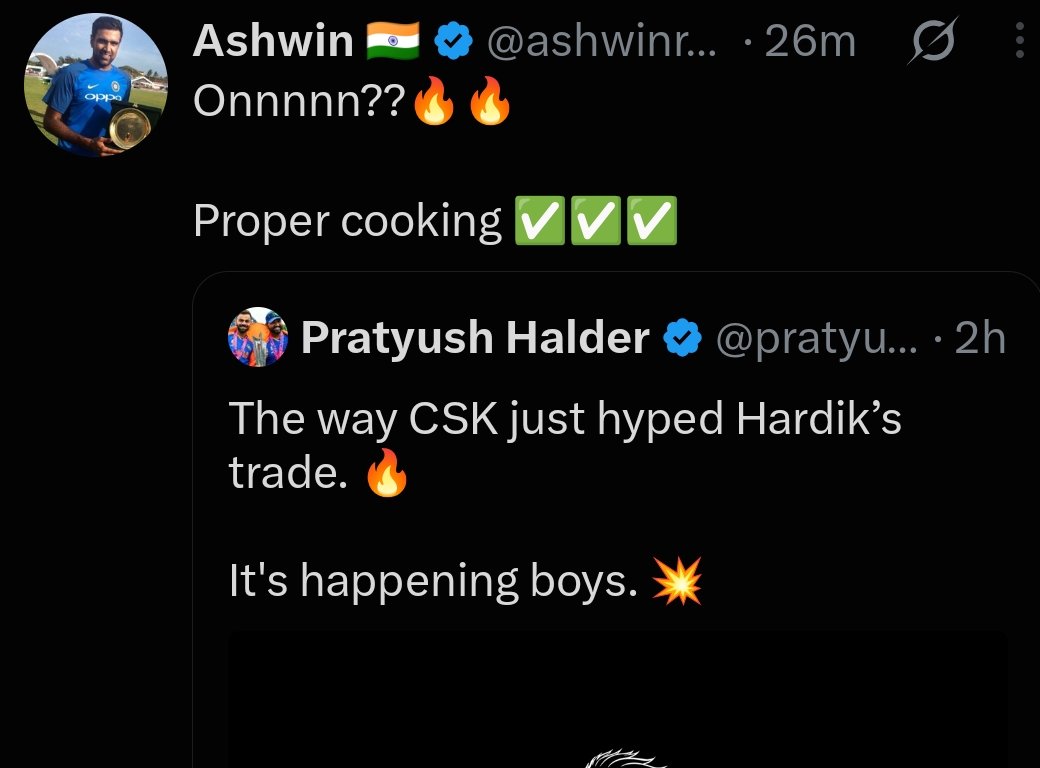 BottomHandSix's tweet photo. Bhai, 
if this guy jumps in, the trade ain't happening 😭😭 https://t.co/5ockl0DQ5x