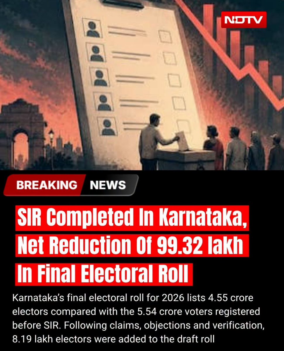 HydForum's tweet photo. Almost a Crore + Voters are deleted in Karnataka. 
VOTE CHORI is getting BIGGER &amp; WIDER... https://t.co/jezUY1ydbY