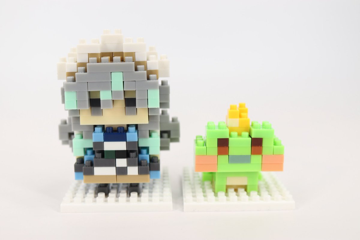 utsuro_himuro's tweet photo. ミタクルブロックうつごしゅかわいいんだ(2枚目は学園にサンプルで組んでいただいたものです) https://t.co/fGAp1XZinM