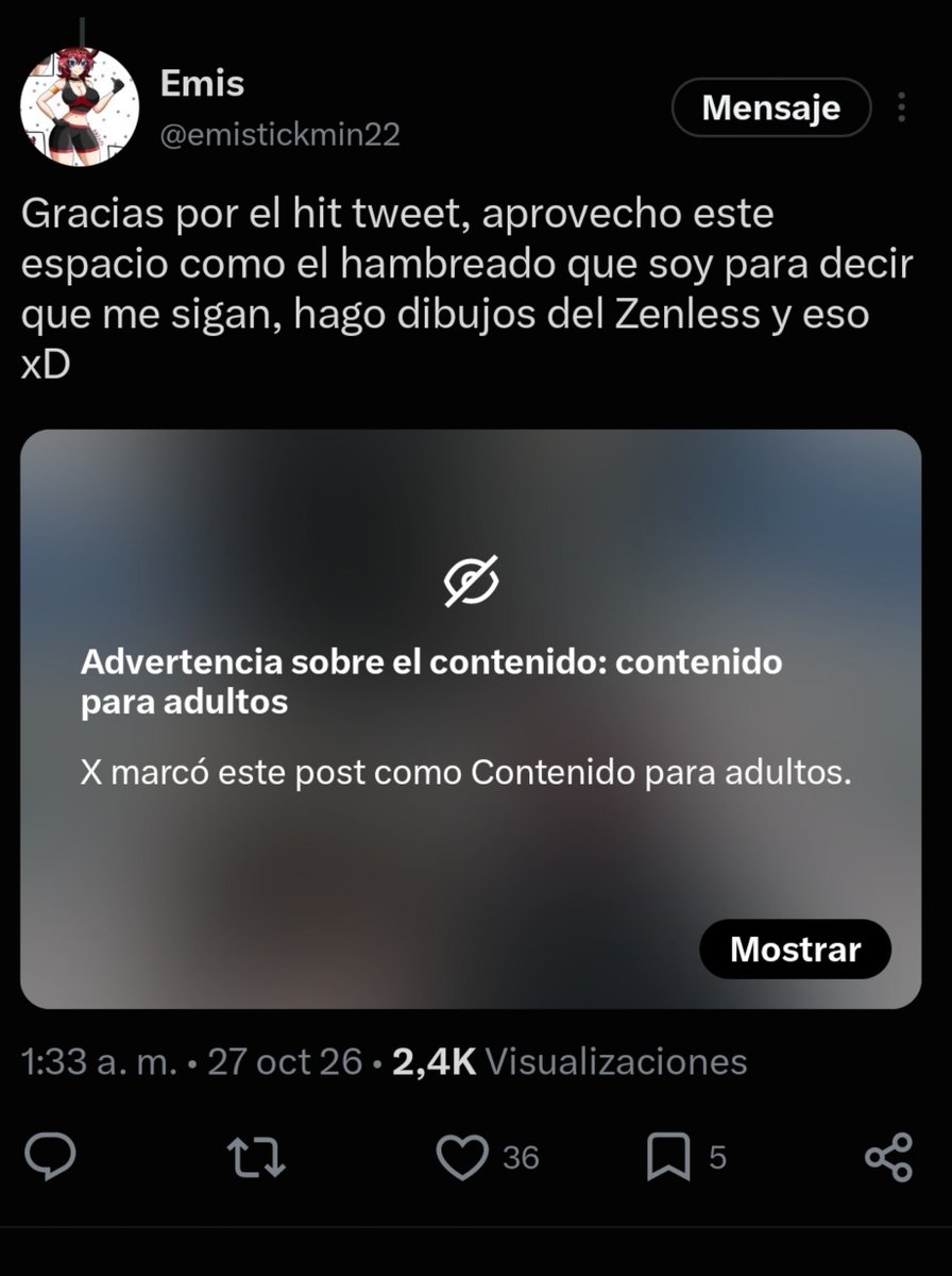 AnDeRsPNG's tweet photo. @emistickmin22 X marcó este post como contenido para adultos

🗣🗣🗣🔥🔥🔥🔥🔥🔥 https://t.co/Fg27Ixpjjh
