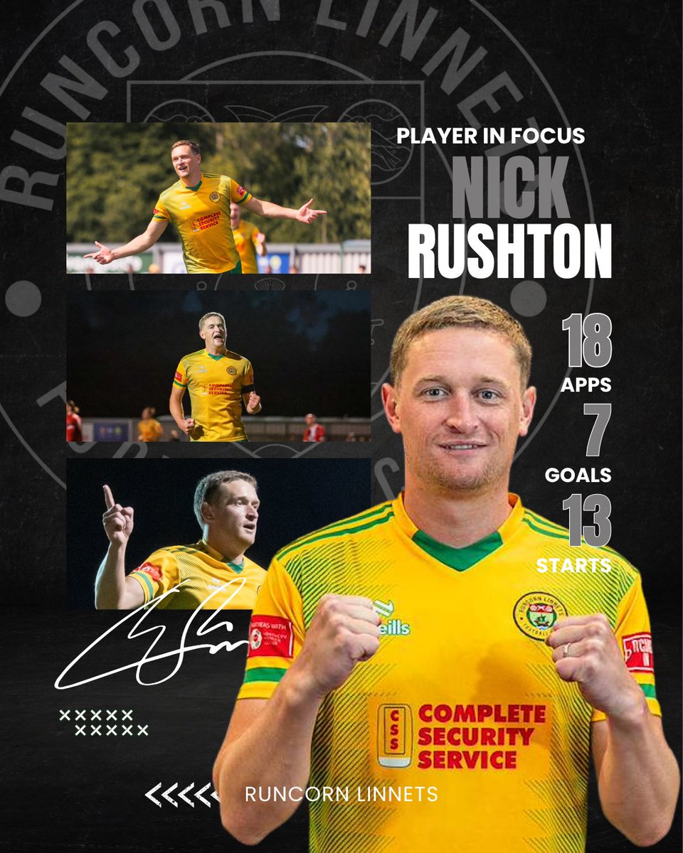 RuncornLinnets's tweet photo. ⚽️🏟️ | BACK HOME FOR THE BOYS
Welsh and Wylie bring the boys back home this weekend as we welcome @vmfc_ to the APEC on Saturday afternoon
This week's player in focus is our current top goalscorer Nick Rushton
#BACKTHECORN 🌽 https://t.co/3taurx8TLA