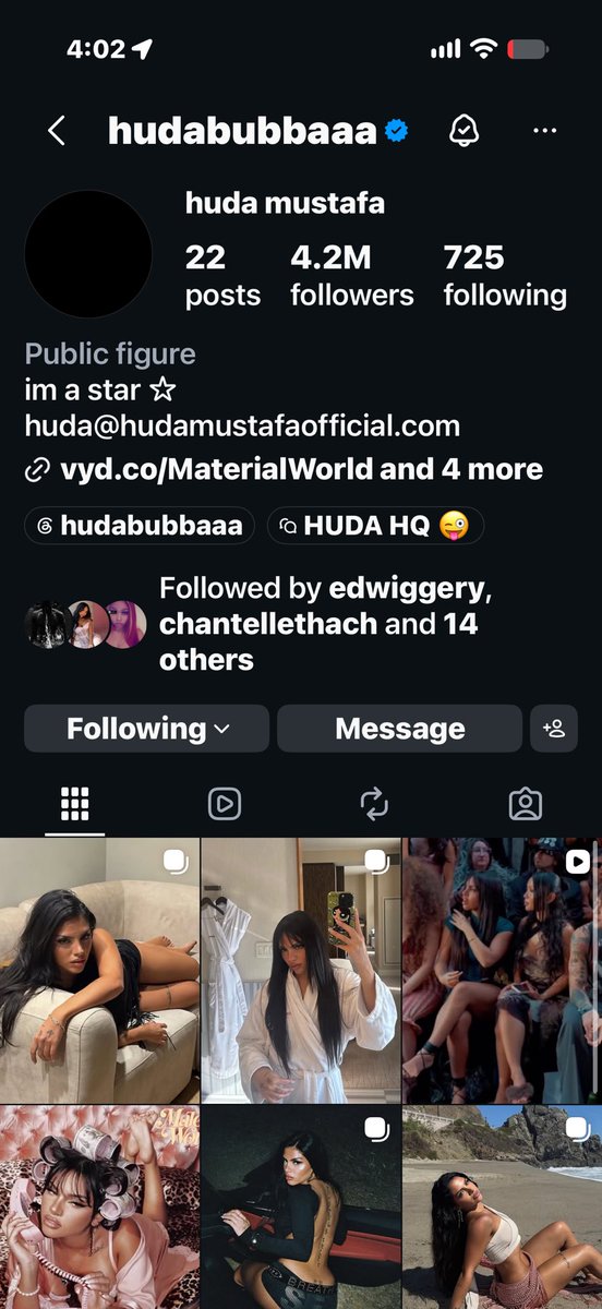 bratbraat's tweet photo. what happened to huda mustafa's account? https://t.co/QuYmhPQXws
