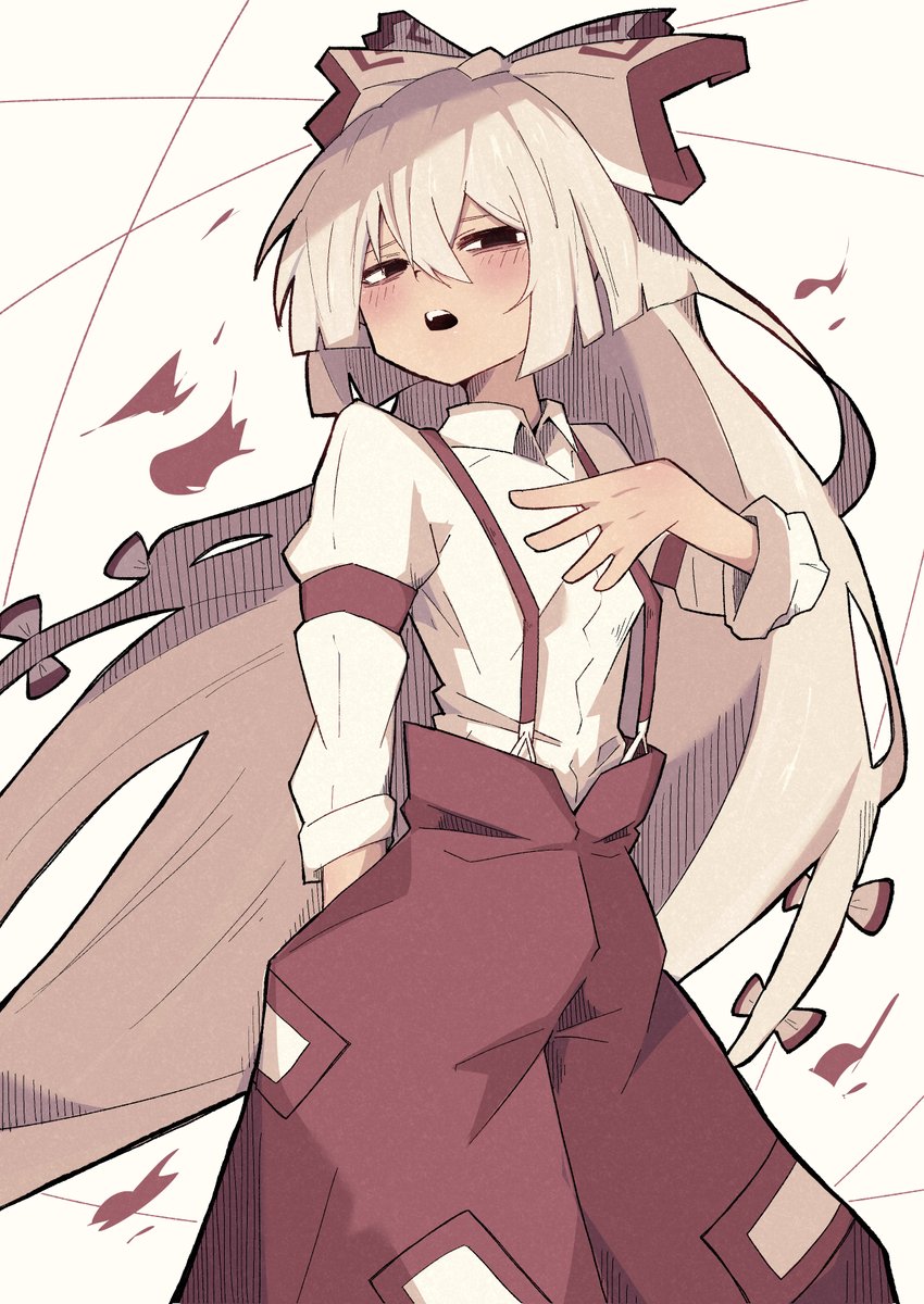 Waniko_'s tweet photo. 藤原妹紅。 https://t.co/hxt4i5CNBQ