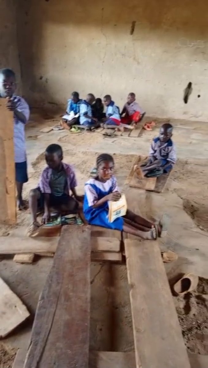 TrackaNG's tweet photo. Dear @GovWike, @IretiKingibe, and Hon. Nuhu Daniel Kwali, we call on you to urgently intervene at Kigbe LEA Primary School, Yebu Ward, Kwali Area Council, FCT, where 248 pupils have endured deplorable learning conditions for over eight years.

The attached video and images paint a distressing picture of the reality these children face daily. Instead of learning in a safe, decent, and conducive classroom, pupils are forced to sit on bare floors and makeshift wooden planks, using whatever limited space and materials are available to continue their education. The classroom floor is visibly deteriorated, with large patches of exposed earth, while the walls and general condition of the learning environment raise serious concerns about the safety, dignity, and well-being of the pupils.

For more than eight years, these children have continued to pursue their education under conditions that no child should have to endure. They deserve proper desks and chairs, a clean and secure classroom, adequate ventilation, and an environment that supports effective teaching and learning. Their circumstances raise important questions about the state of basic education infrastructure, the availability of essential learning facilities, and the attention being given to underserved communities.

The situation is particularly concerning amid rising temperatures and the increasing risks associated with extreme heat. In poorly maintained classrooms with unsuitable seating arrangements, children may face additional discomfort, fatigue, dehydration, and difficulty concentrating. How can we expect these pupils to learn effectively, remain comfortable, and reach their full potential when their basic learning needs have gone unmet for so long?

Education is a fundamental right, not a privilege that should depend on a child's location or circumstances. Every child deserves an opportunity to learn in an environment that protects their health, preserves their dignity, and gives them a fair chance to succeed. The children of Kigbe should not have to choose between enduring hardship and accessing an education.

Eight years is far too long for 248 children to learn without basic classroom furniture and a decent learning environment. Education must not mean enduring indignity.

#GetInvolved