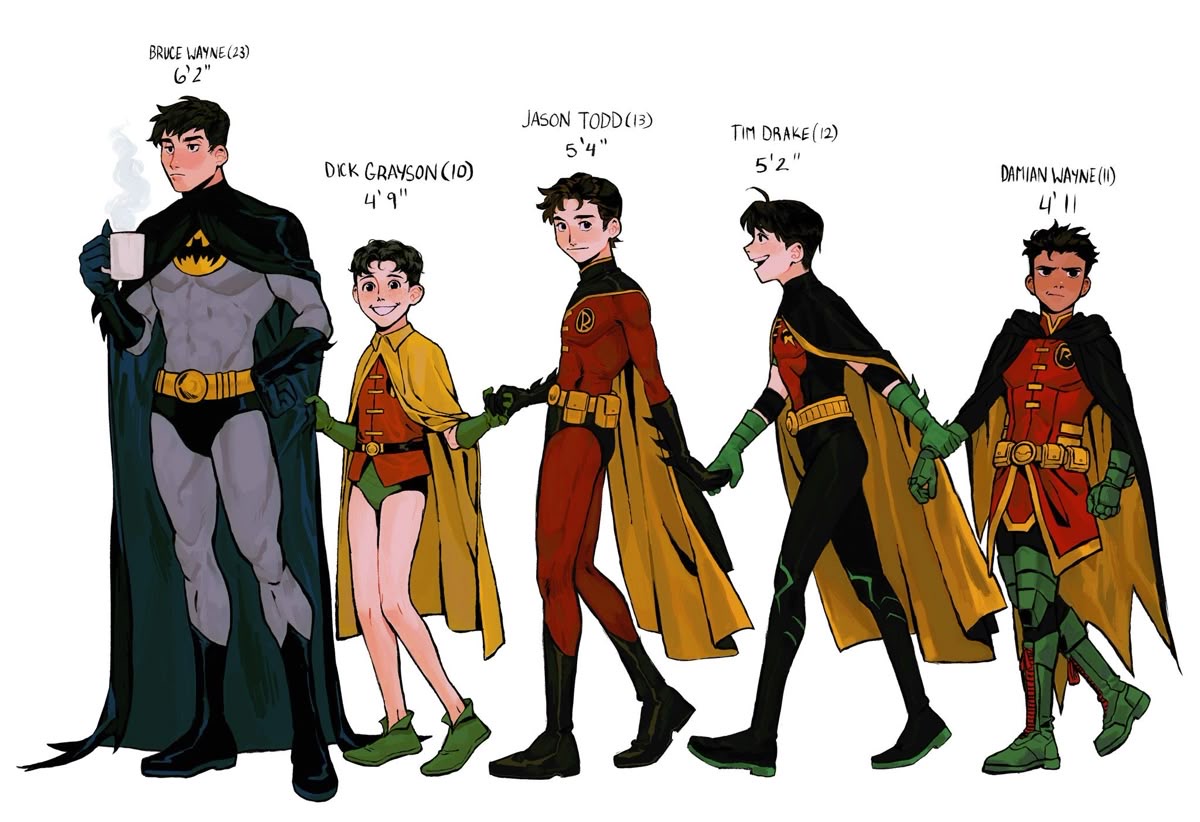 wavebatt's tweet photo. Who’s your favorite Robin ? https://t.co/o89iBkf16l