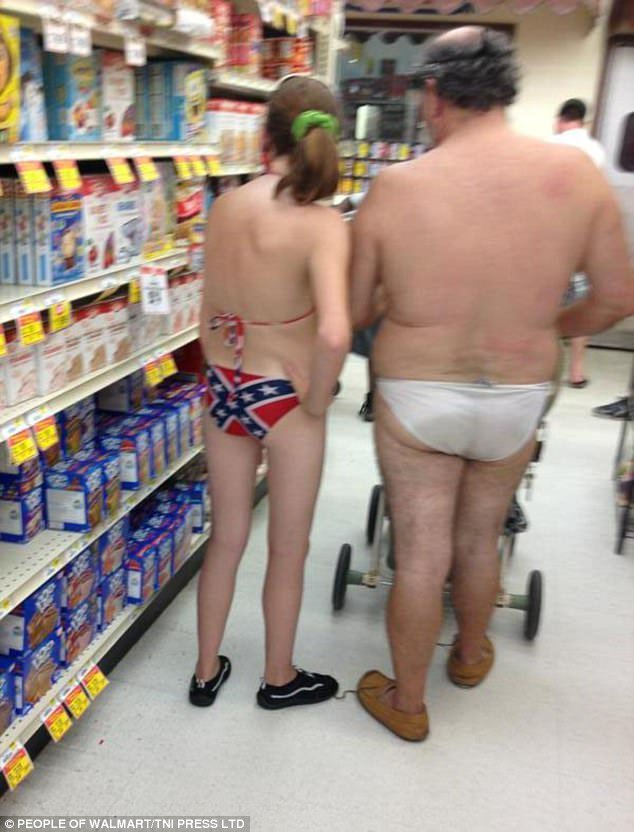 WillieHandler's tweet photo. Halloween is the one day in the year that Walmart shoppers are appropriately dressed. https://t.co/obETbmhp73