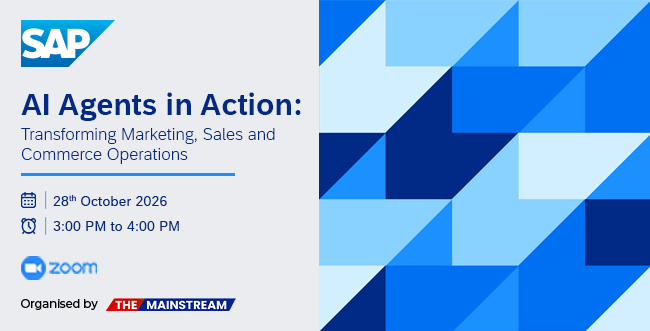 TheMainstream7's tweet photo. To explore these opportunities, @SAP, in collaboration with #TheMainstream, presents “AI Agents in Action: Transforming Marketing, Sales and Commerce Operations,” an exclusive virtual roundtable bringing industry leaders together.

#SAP #AIAgents #ArtificialIntelligence https://t.co/UYCUIWdR9S