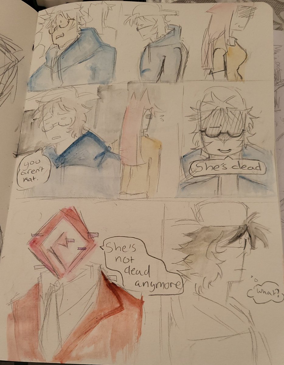 KattXd56's tweet photo. Unfinished comic 
#art #comic #doors #oc https://t.co/irF88himak