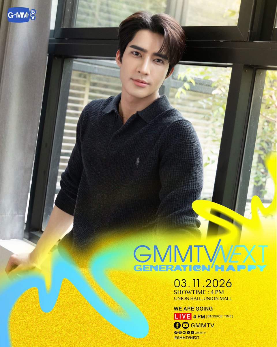 EarthMixxBR's tweet photo. VAI TER FAMÍLIA FELIZ NA LINE UP DE 2027 SIM! 

GMMTV Next Generation Happy acontecerá no dia 03 de Novembro com início às 06:00 da manhã no horário 🇧🇷

#เอิร์ทมิกซ์ #EarthMix #MRSATURNWORLD 
#GMMTVNEXT https://t.co/BIr5aLrjtb