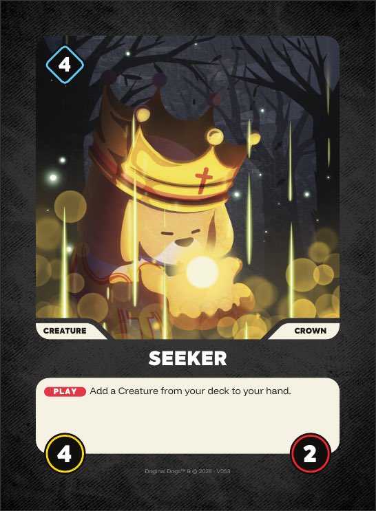 Reefmetax's tweet photo. Seeker is the latest inscription dog acquired by the Regardless pack. ๐ถ
A 4-cost Crown creature from @ddltcg that adds a Creature from your deck to your hand.
Regardless is a DAO within Doginal Dogs. Proud to build with this crew.
#RegardlessPoints @regardlessdao @orderup https://t.co/9inCG6hWeX