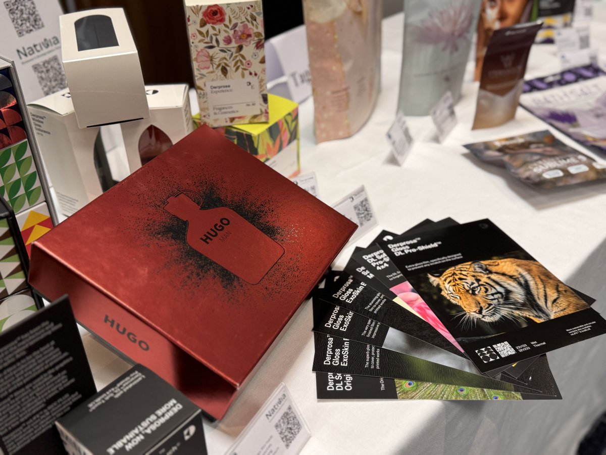 Ti_Films's tweet photo. At the Sustainable Cosmetics Summit in Paris, our samples are designed to be picked up, examined from every angle, and tested. You'll find biobased films and reLIFE™ solutions, stand-up pouches with graphics designed for cosmetics and the full Derprosa™ range of boxes! https://t.co/Y5LmtcfpYB