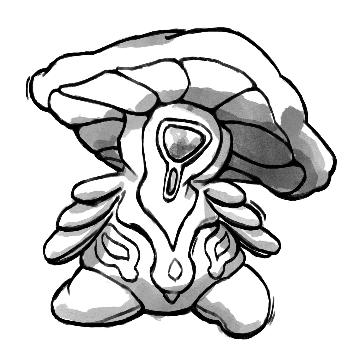 zephiryes's tweet photo. Day 27 of #tennotober : Mushroom
Lil' sprodling floof 
#warframe #warframefanart #tennocreate #tennotober2026 #ink https://t.co/SA2sFv0yKD