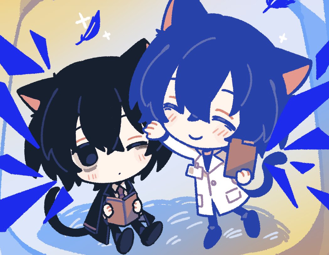aria_ritsu's tweet photo. 因为蓝色那部分是烫色我直接没画所以没法放全图，满足了自己想画可可爱爱的心情😊 https://t.co/tgJq0fxaPi