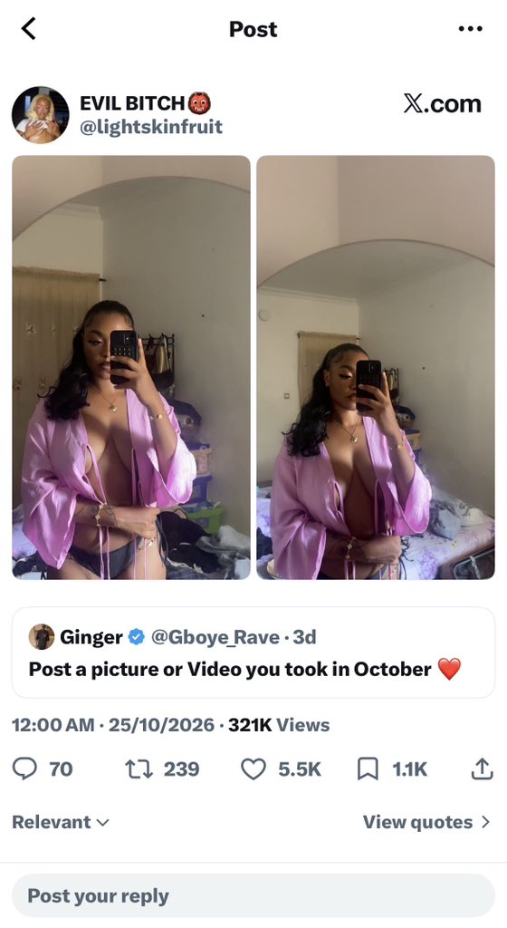 GuyMr10's tweet photo. Why did she delete? 😂 https://t.co/cNrSsnjxg7