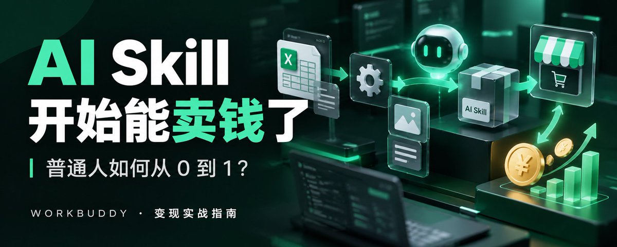 腾讯 AI Skill 可以卖钱了:普通人怎么从0到1?