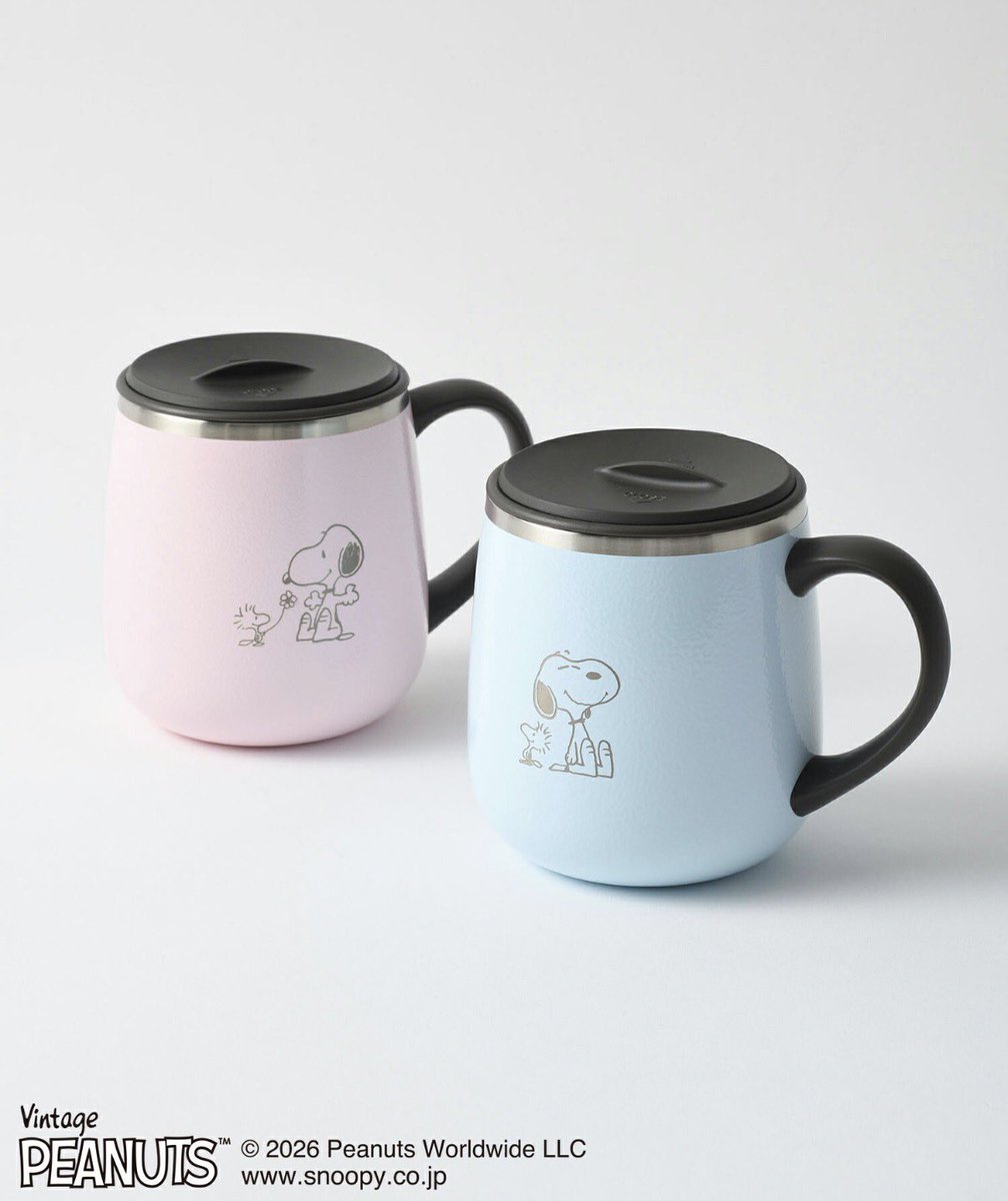 otona_snoopy's tweet photo. BRUNO×スヌーピーコラボ
蓋つきステンレスマグ🐾

320mlの飲みきりサイズ&amp;しっかり保温してくれるから、お家でもオフィスでも大活躍しそう♥

ホワイト、ピンク、ブルーの3色どれにしようか悩む…💭

プレゼントにもいいなぁ…🎁

楽天で発見しました
https://t.co/SWJU1BnQfw ad https://t.co/z3rU77Jb0s
