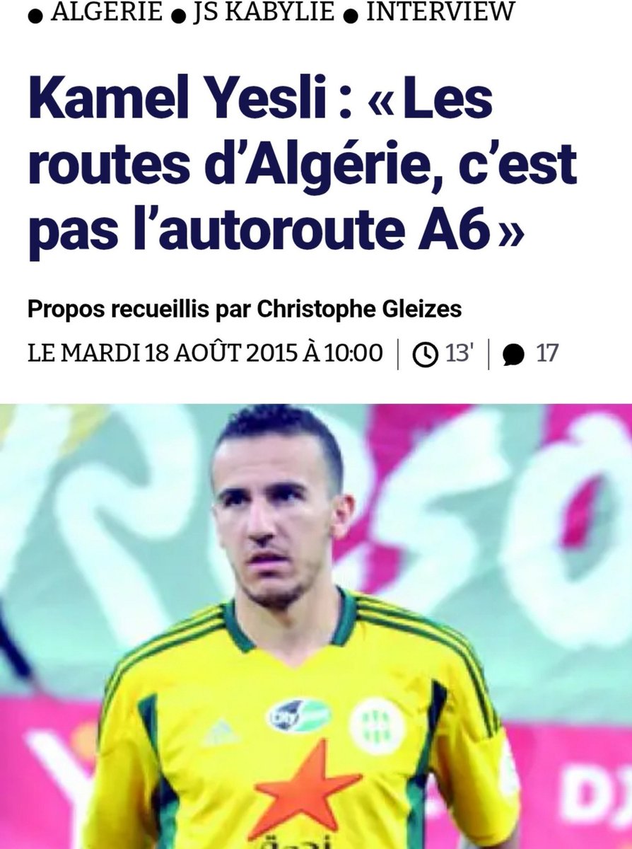 bouirayan_'s tweet photo. Rappel de quand Christophe Gleizes faisait des interviews en Algérie 

Il a choisi ça en titre d'article mdrrrrr quel sale vicieux https://t.co/0LBxBp3U0O