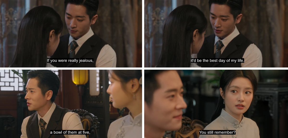 ramblingsofafan's tweet photo. Yu Changxuan: You are the LEAST jealous woman I know.

Ye Pingjun: You know other women?!

#TheLamentOfAutumn #chenglei https://t.co/bLU4gV5qe6