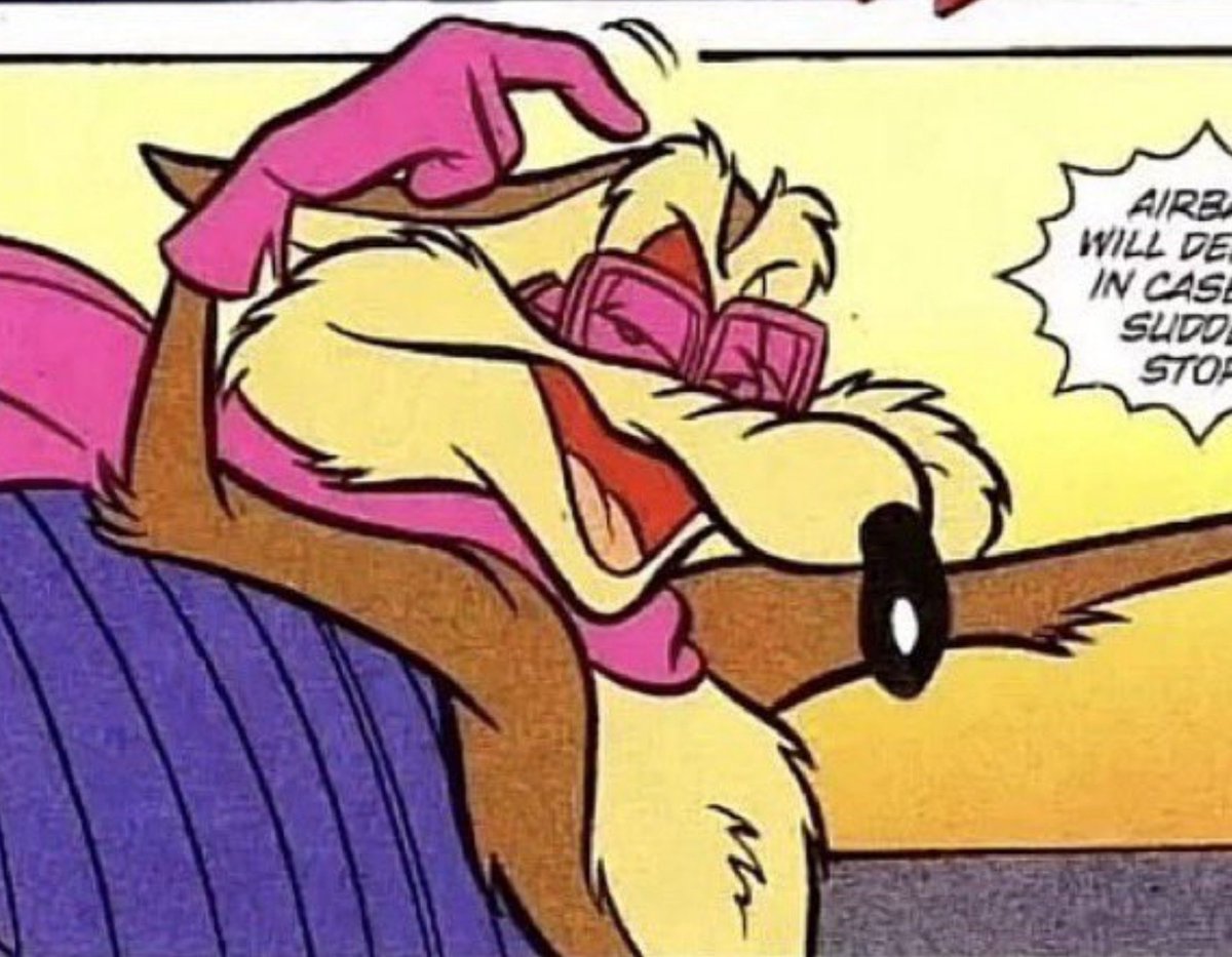 beepbeepboom_'s tweet photo. wile e always looks so fashionable when he dresses up
 
and then we have roadie https://t.co/7ZqKALBGm2