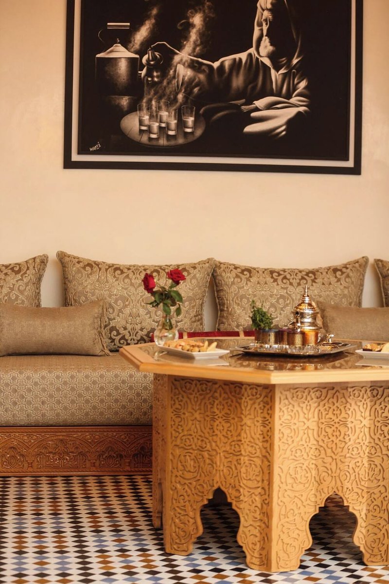 MounaNaceri's tweet photo. The Moroccan salon isn't just a room—it’s a lifestyle! 🫖✨
#MoroccanSalon #MoroccanRiad #MoroccanLifestyle https://t.co/bau6exuZFs