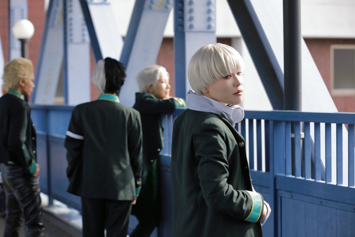 konhmk's tweet photo. 【コスプレ注意】

梶くんお誕生日おめでとう

🍅：ヒビキさん(@xx_excross)
💊：SSMさん(@ssm_tml_mdl)
🎧：ひめき
🌸：りまさん（@BN_NW_cos）
photo：Toshiさん（@toshi_800903） https://t.co/HgSXTWkeNM
