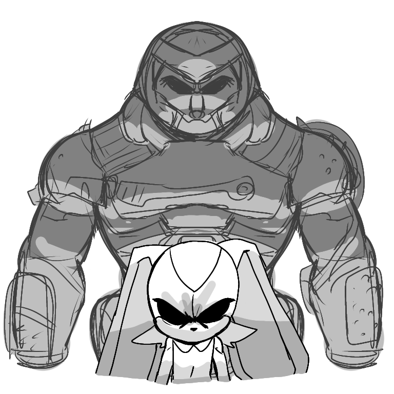 blackratboi's tweet photo. #EXETOBER 

Day 27: Crossover

#doom #takeabreather https://t.co/axi1bfl6fX