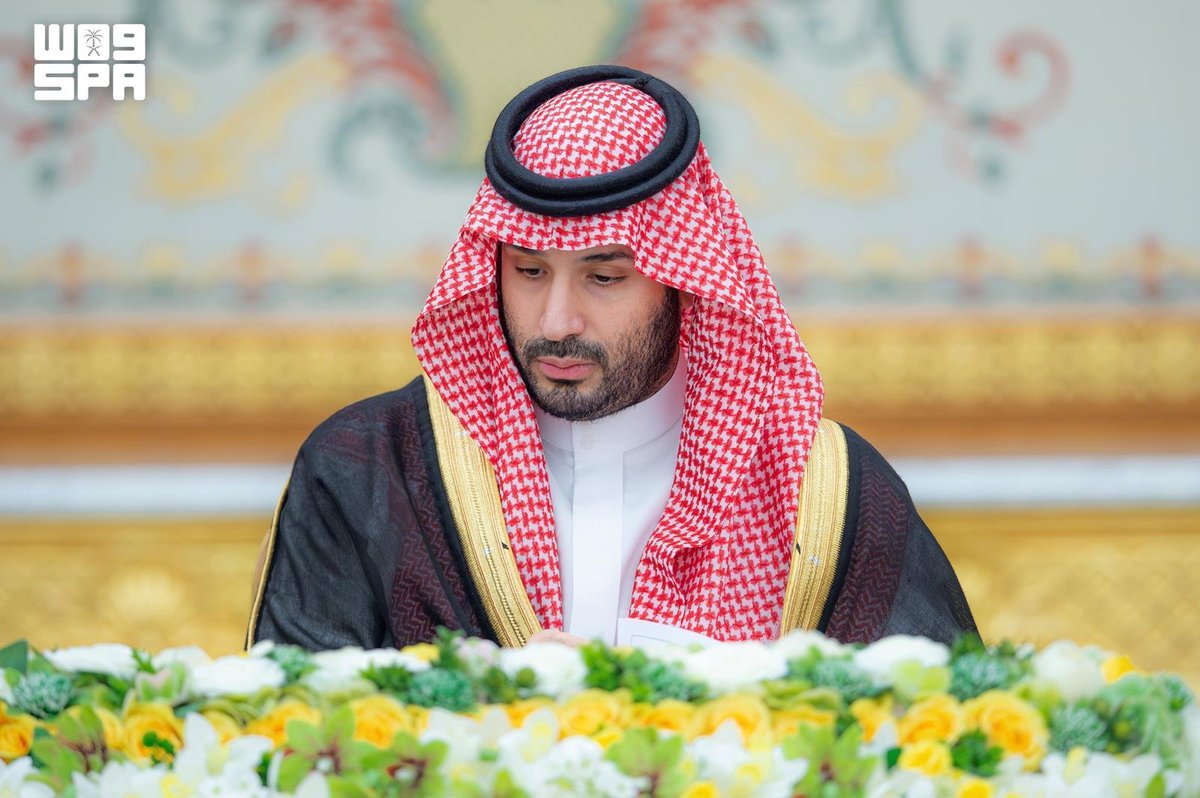 spafr4's tweet photo. Son Altesse Royale le Prince Héritier préside la séance du Conseil des ministres à Riyad.
https://t.co/RsbPCatENw
#SPAGOV https://t.co/ShyeFWsjMQ