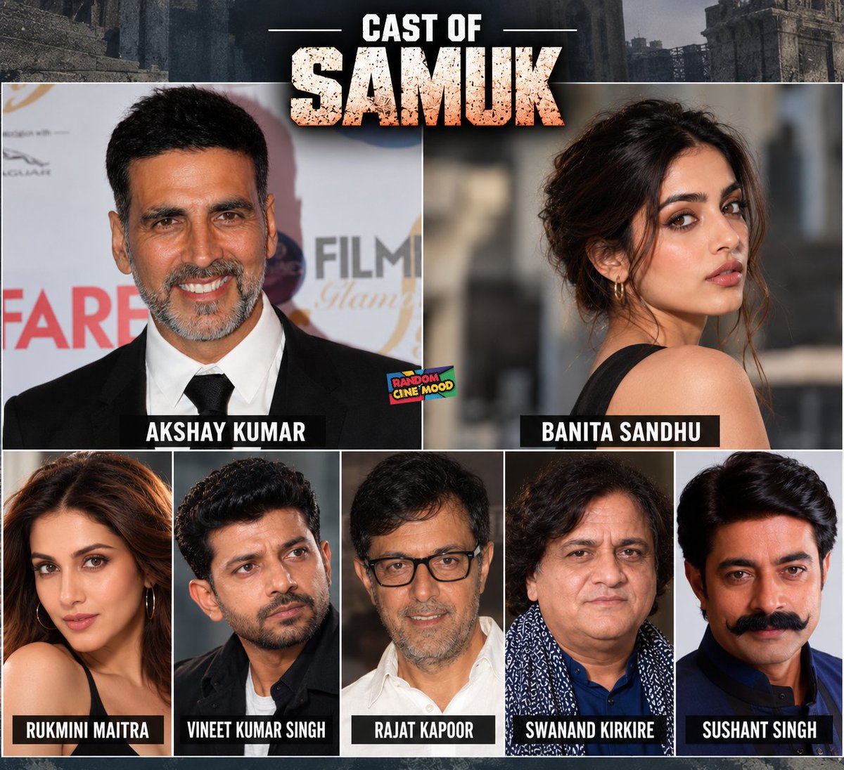 RandomCineMood's tweet photo. The Cast of #AkshayKumar’s Big Scale Alien Horror Action Film #Samuk 👽 https://t.co/WPiDWVsydb